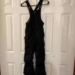 Land ends Black Snow Bib Overalls